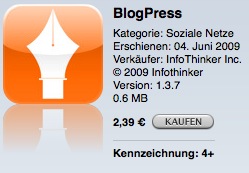 Blogpress - Appstore