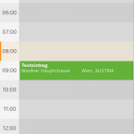 Kalender, Tagesansicht Kalender, Tagesansicht